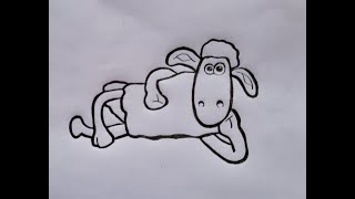 How to draw Shaun The Sheep on Wara & Kali with Ryan screenshot 5