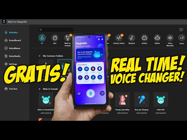 How to Change Voice When Live Streaming and Playing Games | VOICE CHANGER iMyFone Magic Mic! class=