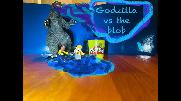 Godzilla vs The Blob (stopmotion)