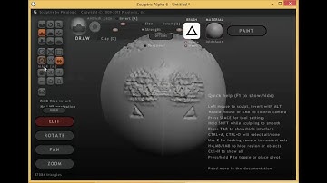 Sculptris 6 Draw Tool