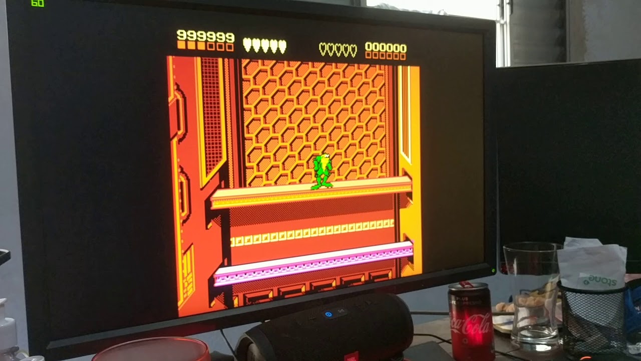 Battletoads NES Direto Do Famiclone - Desafio Zerar Sem Perder Continue 