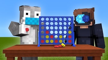 1v1ing Every Minecraft YouTuber At Connect 4...