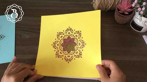 How to make MANDALA shadow box
