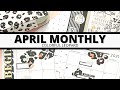 PLAN WITH ME | APRIL MONTHLY | COLORFUL LEOPARD | CLASSIC HAPPY PLANNER