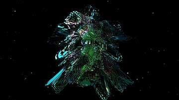 Unique dancing butterfly motion graphics animation | 4K HDR