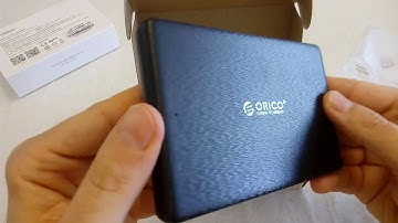 Orico 2578U3 USB 3.0 2.5" HDD Enclosure Unboxing and Usage