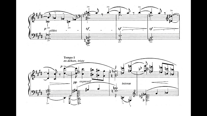 D'un vieux jardin (L. Boulanger) Score Animation