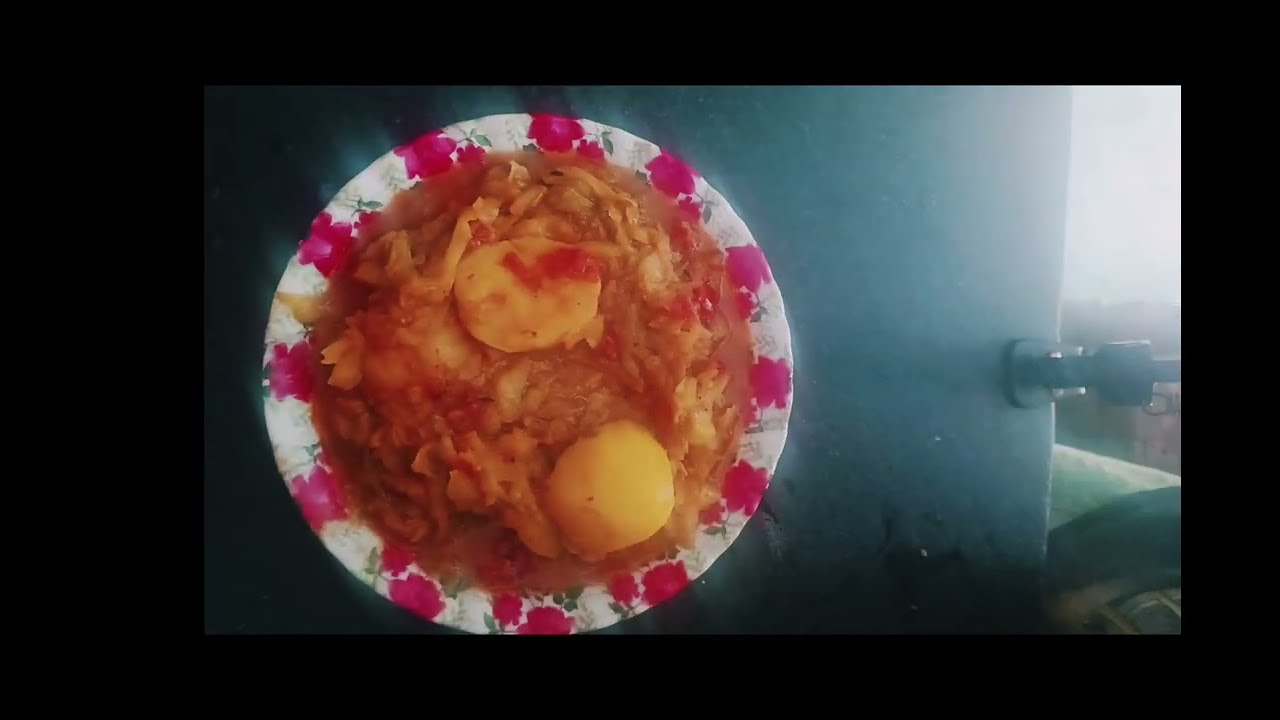 Patta gobhi aur alu ki sabji 