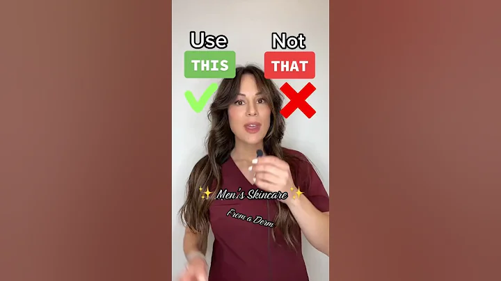 Use THIS Not THAT – MEN’S Skincare Edition – Tips From A Dermatologist | #shorts #skincare |