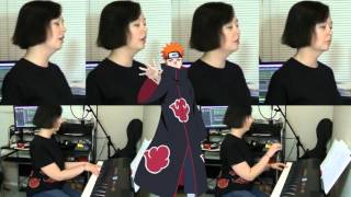 Naruto Shippuden - Girei (Pain's Theme) piano+vocal cover Tracy Amador