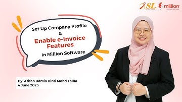 How to Enable e-Invoice in Million Software | Company Profile Setup Step-by-Step (LHDN 2025 Guide)