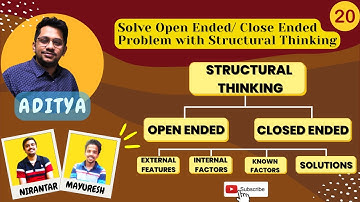 EP -20| Deeper understanding of structural thinking| Open-Ended, Close-Ended Problem| Layer building