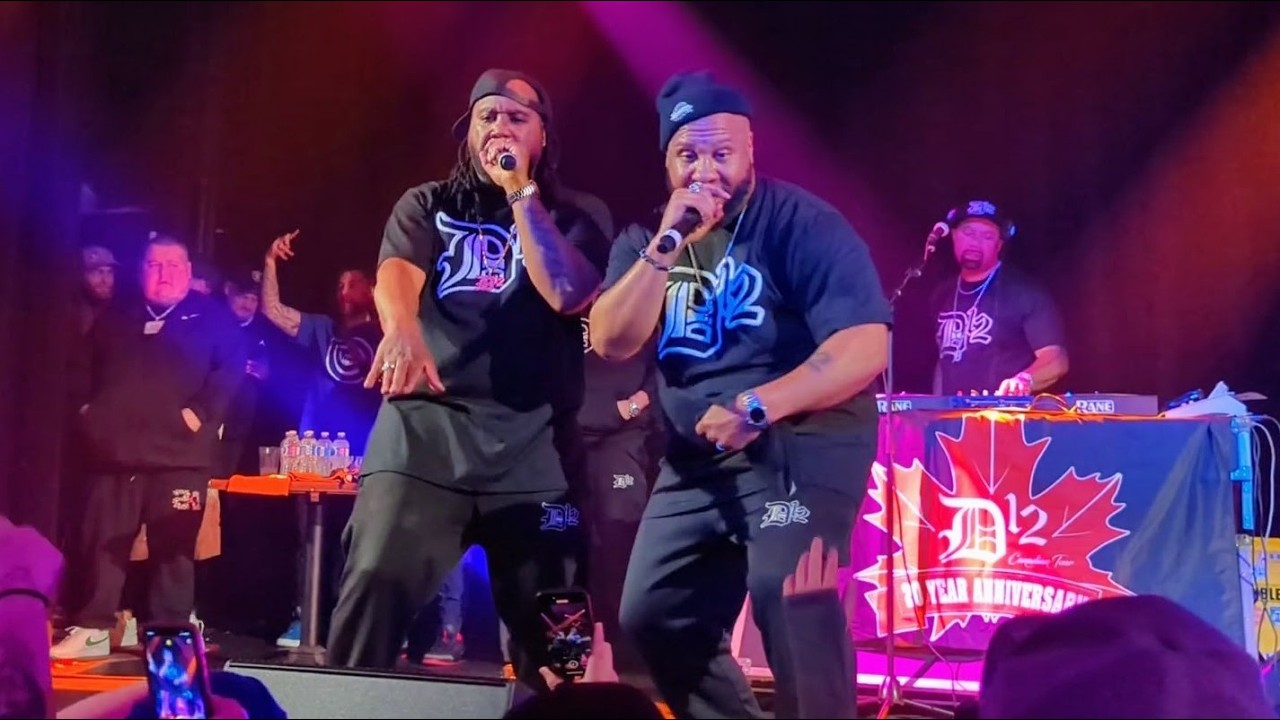 D12 (Kuniva & Swifty McVay) - American Psycho II / Purple Pills (with Obie Trice) LIVE in Vancouver