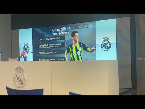 CANLI| Arda Güler, Real Madrid basın toplantısı.