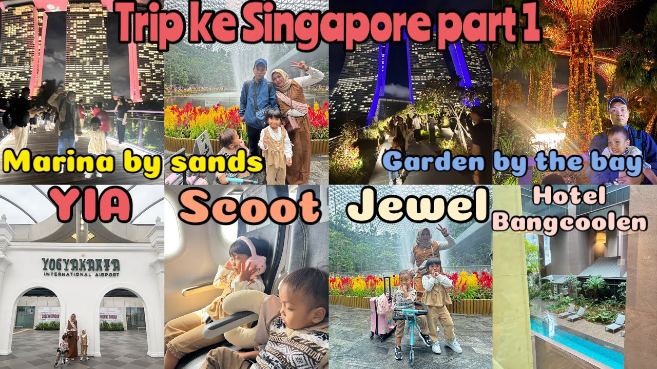 Trip ke Singapore dari jogja part 1 | jewel changi airport | garden by the bay