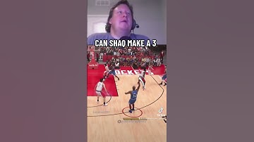 Shaq makes a three?! #2k #nba2k
