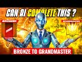 CAN AI COMPLETE BRONZE TO GRANDMASTER CHALLENGE ? 😲 || NO GUN SKIN CHALLENGE || GARENA FREE FIRE