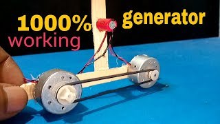 Free Energy How to make a Generator at home - Easy
