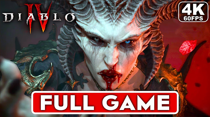 DIABLO 4 Gameplay Walkthrough Part 1 FULL GAME [4K 60FPS PC ULTRA] - No Commentary