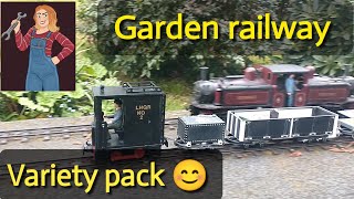 Sutton Coldfield club garden railway running day #gardenrailroad #gardenrailway