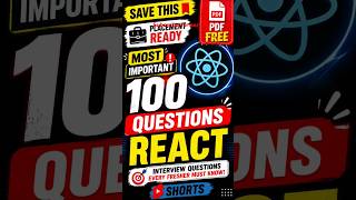 Top React.js Interview Questions &amp; Answers for Freshers ⚛️🔥 #handwrittennotes