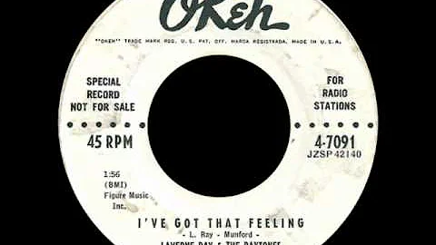 Laverne Ray & the Raytones - I've Got That Feeling