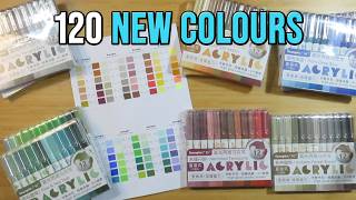 GuangNa 1mm Gel Pens - 10 New Packs / 120 New Colours