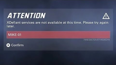 how to fix mike-01 error in xdefiant
