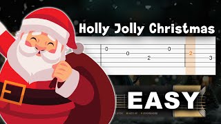 Holly Jolly Christmas - EASY Guitar tutorial (TAB)