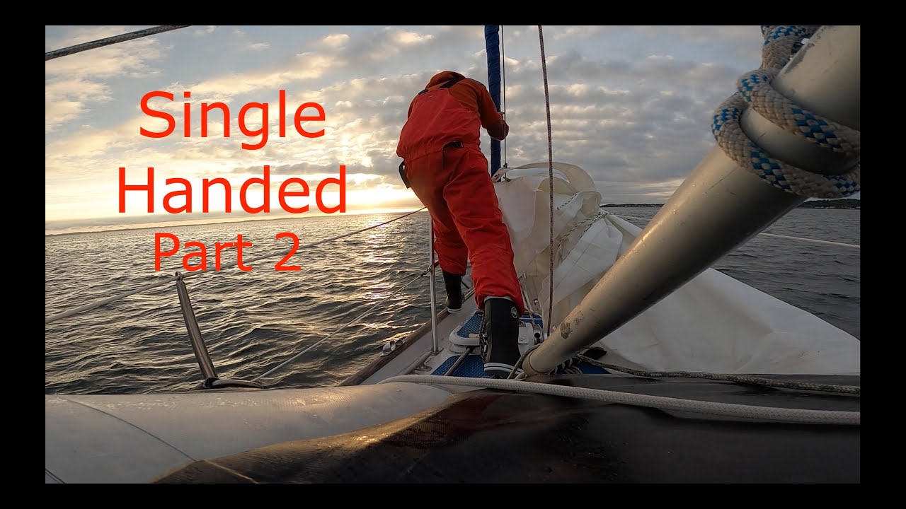 Single handed sailing around Fyn, Denmark. Part 2.