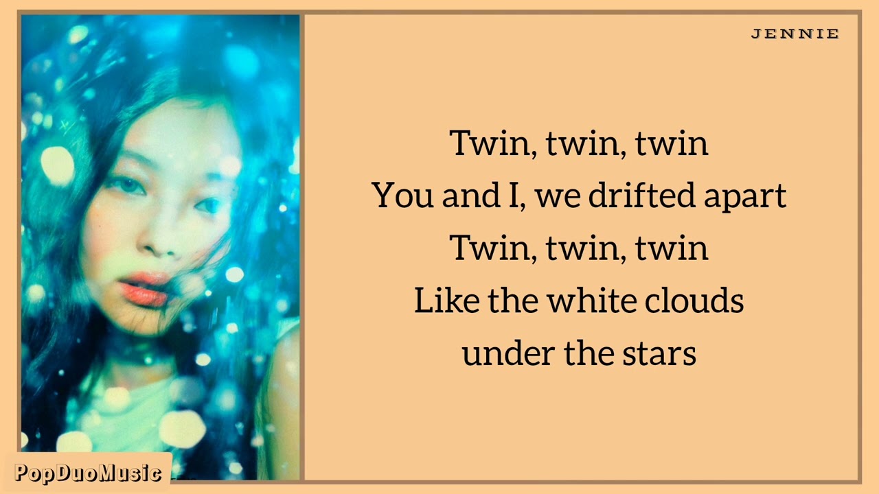 JENNIE - twin Lyrics | PopDuoMusic