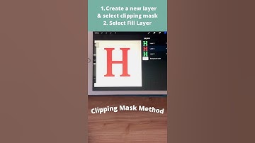 3 Ways to Color Your Lettering in Procreate #shorts
