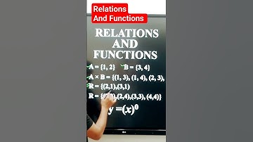 Relations and Functions CBSE-XI | Kaushlendra Classes Ayodhya