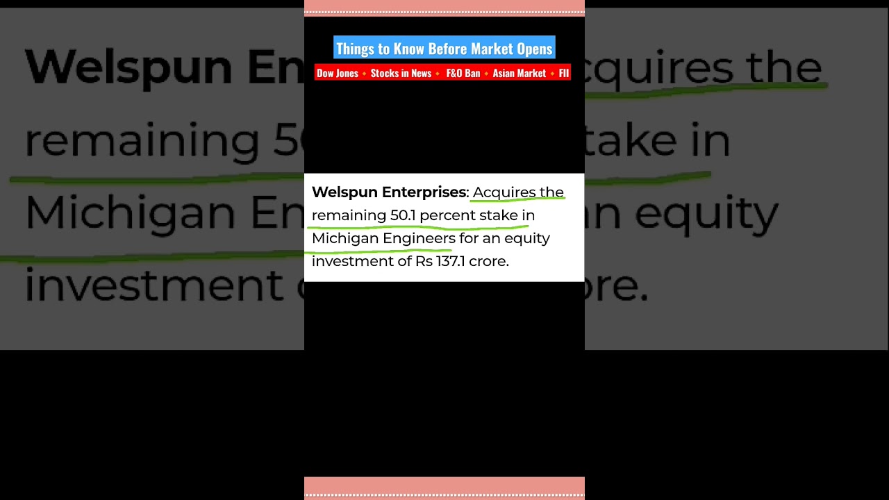 Pre Market Update l Nasdaq Rallied • Asian Market positive • F&O Ban • Stock in Focus l 22 Aug'23 l