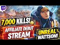 This is what 7,000 Wattson kills looks like⚡| First affiliate stream