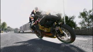TT Isle Of Man 3 Helmet cam practice Snaefell mountain course