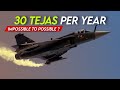 170 tejas order  but production rate  30 jet per year