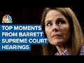 Watch the top moments from Amy Coney Barrett's Supreme Court confirmation hearings