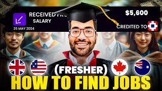 How to Find jobs as a Fresher after Masters in US/UK/Canada | SharpGrad |