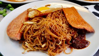 The Easiest Fried Beehoon / Rice Noodle Recipe Ever 经济米粉 Singapore Chinese Vermicelli • Bihun