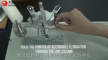 Y (B) 331C Digital yarn twist tester