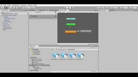 สร้างการการควบคุมการเคลื่อนไหวของตัวละคร unity chan ผ่านคีย์บอร์ดทุกการเคลื่อนไหว