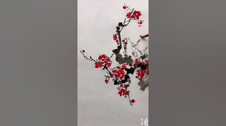 中国画教学  #怎么画梅花  #shorts - 天天要闻