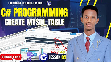 C# Programming Casharka 4aad First Patient Table & How to Create Patients Table MySql Af Soomaali