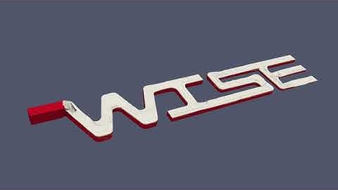 "WISE" logo multiphase flow case - ∇ OpenFOAM®