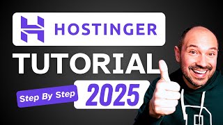 Hostinger Tutorial 2025 For Beginners – Install WordPress, get free Domain and Email