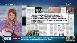 Football: Didier Deschamps favorable à l'arrêt du championnat