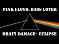 Brain damage  eclipse  pink floyd  bass cover with tabs