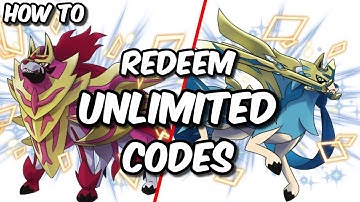 How to Redeem UNLIMITED ZACIAN & ZAMAZENTA EVENT CODES in Pokemon Sword and Shield