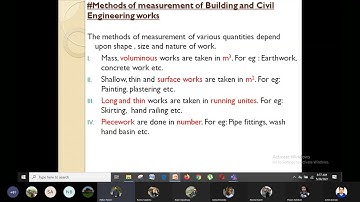 Estimating And Costing (IOE\BCE) [LECTURE  }